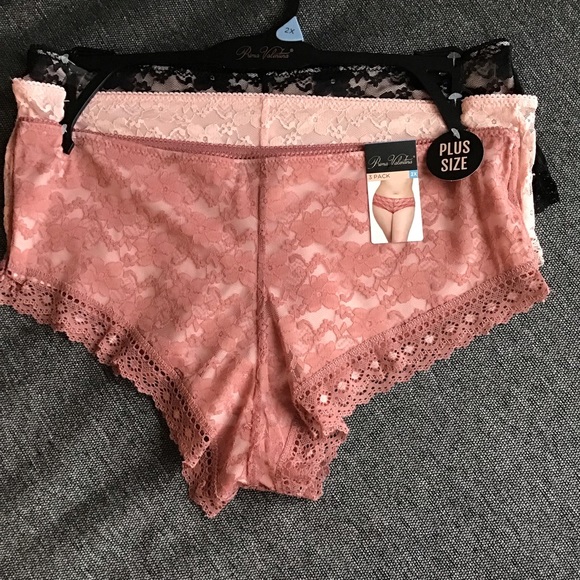 Prima Valentina Lace Underwear Briefs Style 848072X 3 Pack Plus Size 2X NWT - Picture 3 of 10